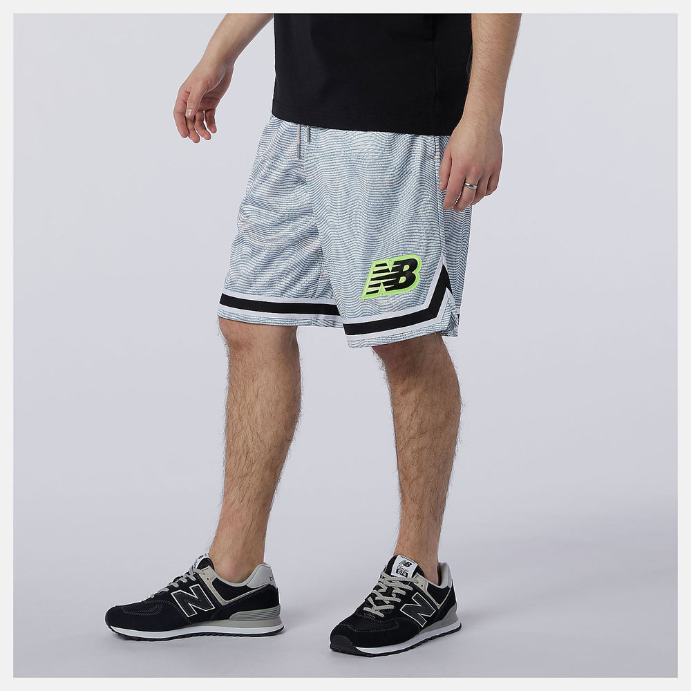 NB Athletics Psy Varsity Short | New Balance Clothing White Print - Men