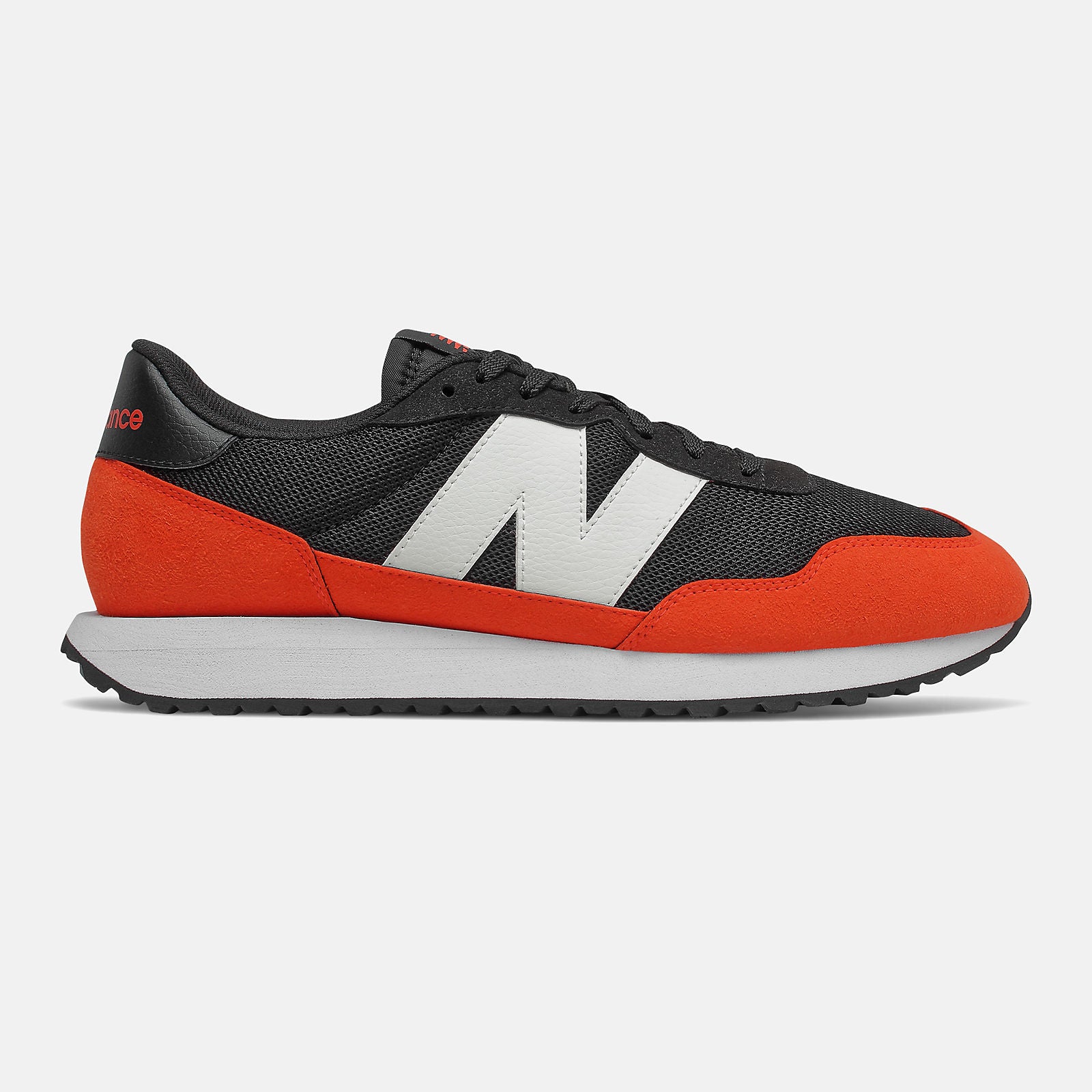 237 | New Balance Shoes Black/Neo Flame - Men