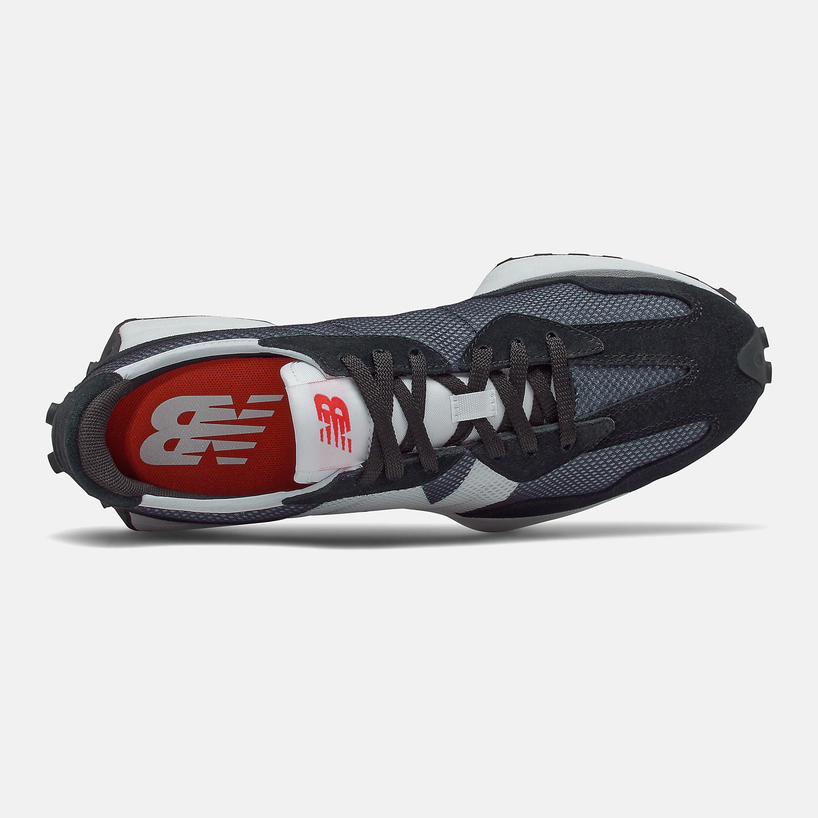 327 | New Balance Shoes Black/NB White - Men