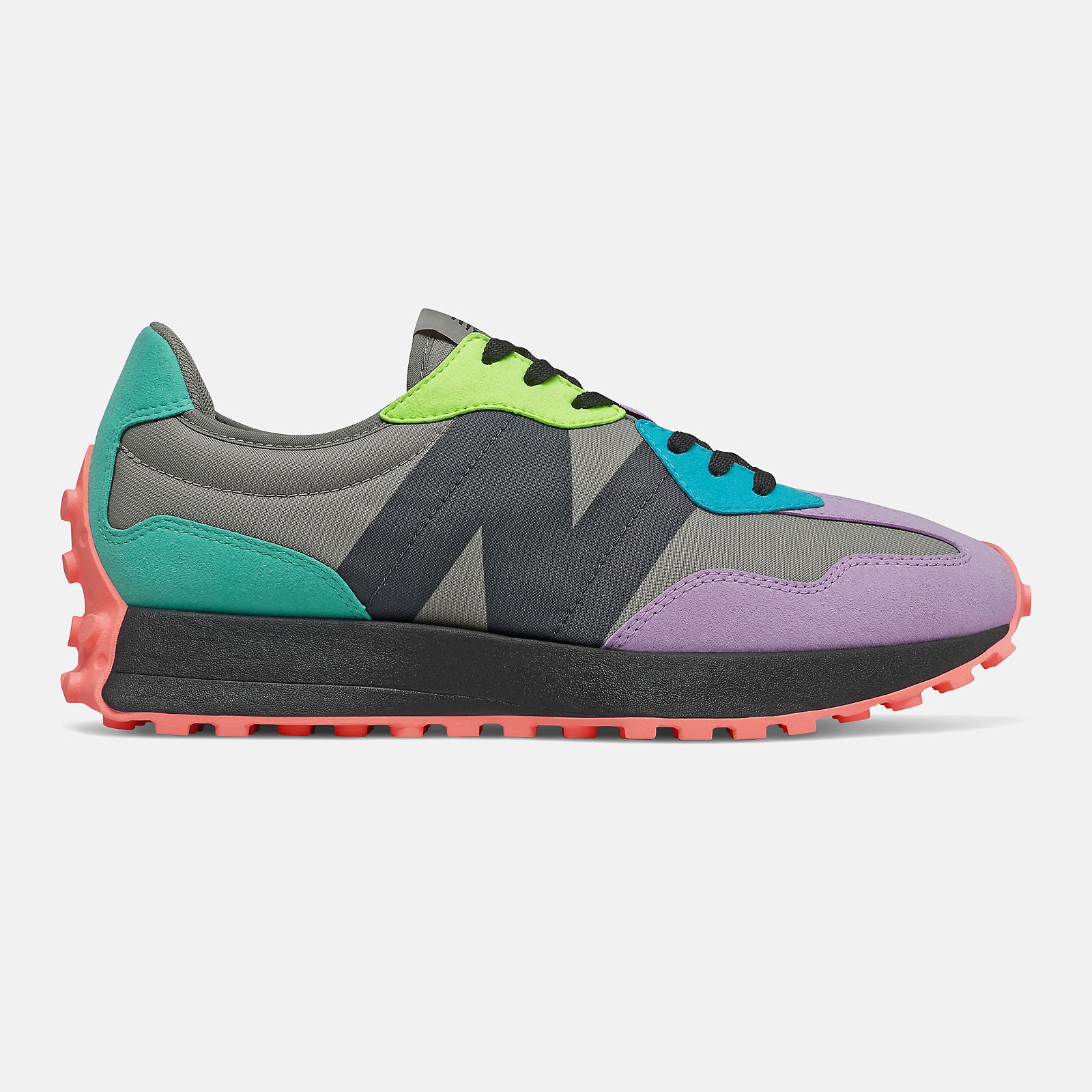 327 | New Balance Shoes Magnet/Dark Violet Glo - Men