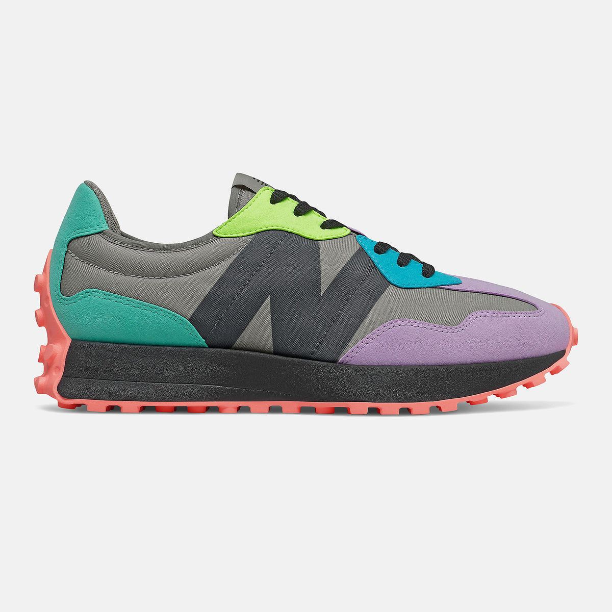 327 | New Balance Shoes Magnet/Dark Violet Glo - Men