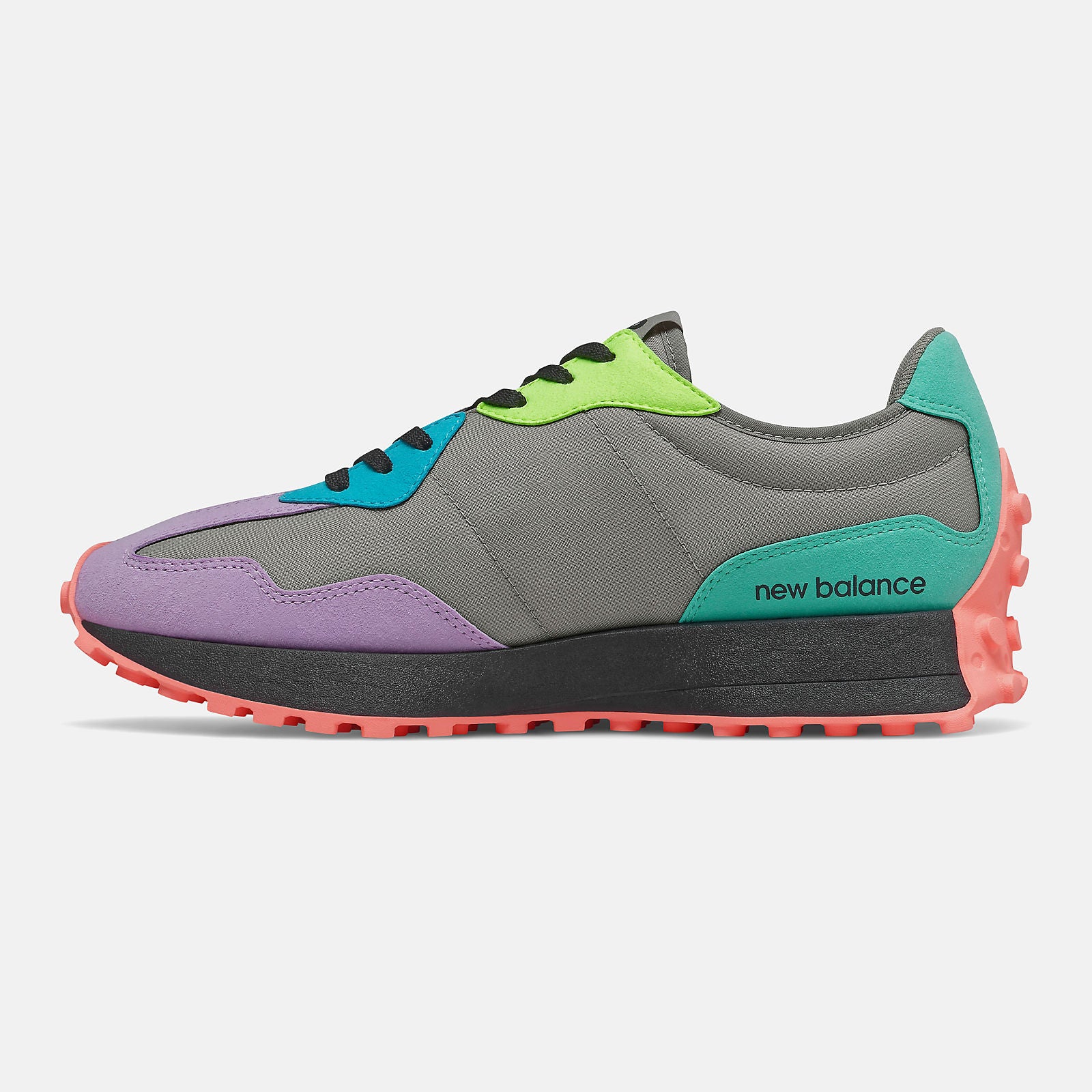 327 | New Balance Shoes Magnet/Dark Violet Glo - Men