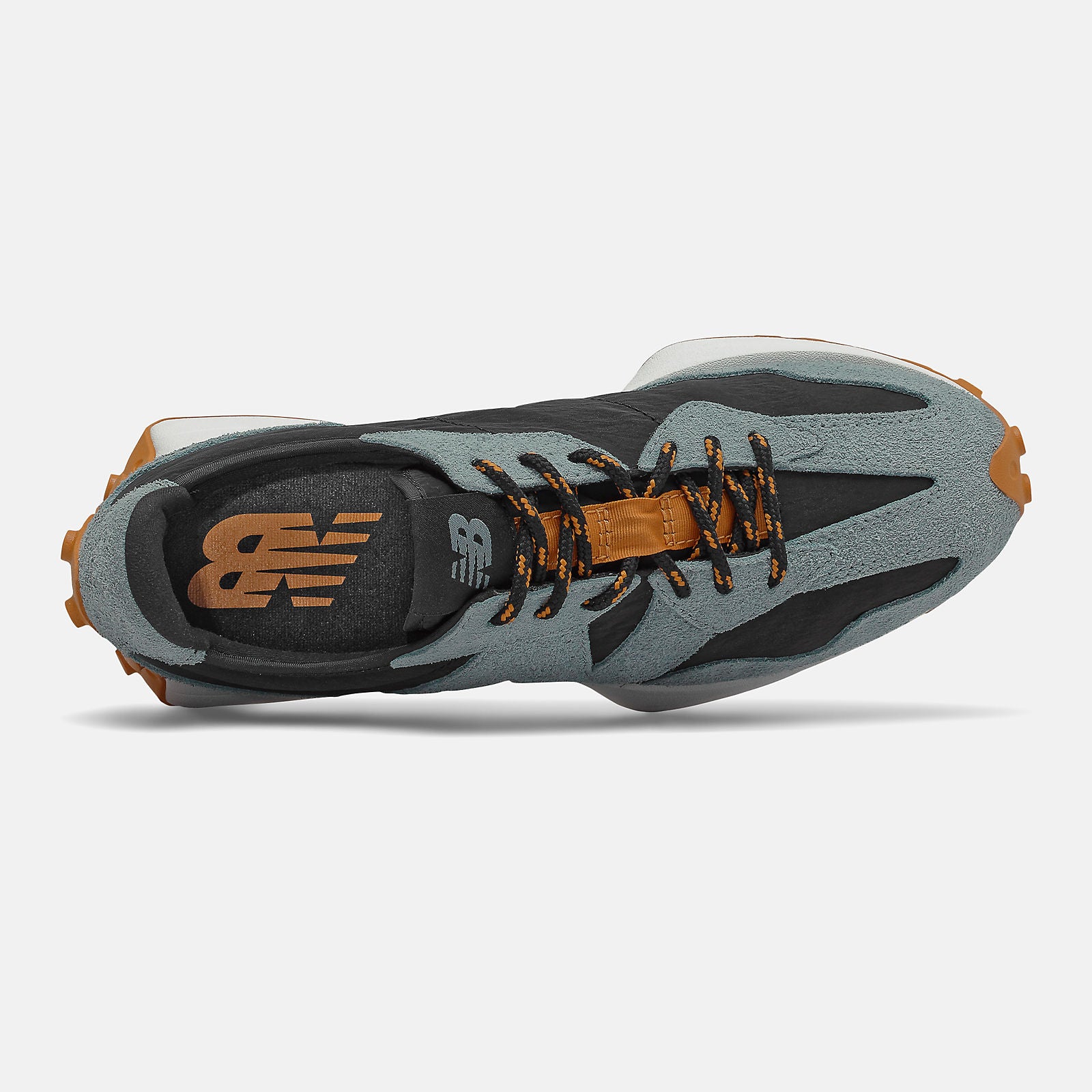 327 | New Balance Shoes Black/Slate - Women/Men