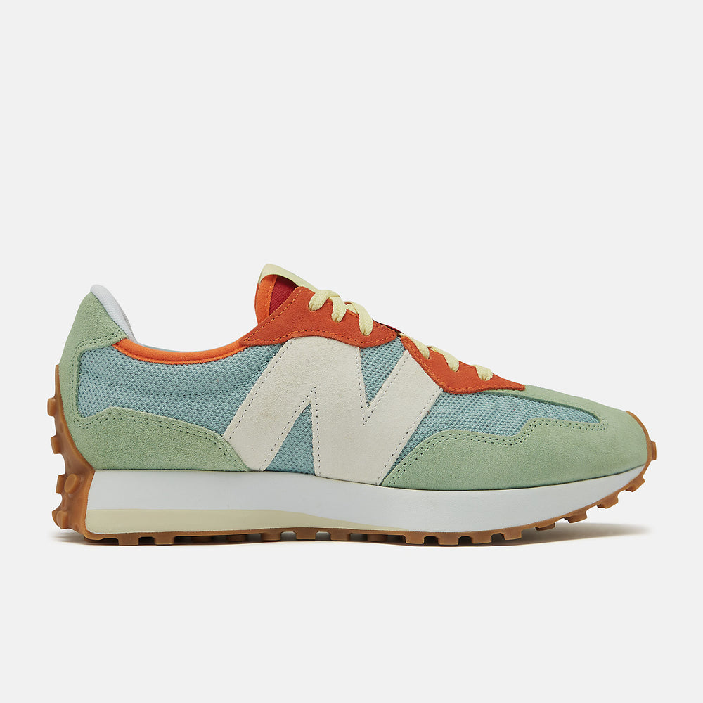327 | New Balance Shoes Storm Blue/Light Green - Women/Men