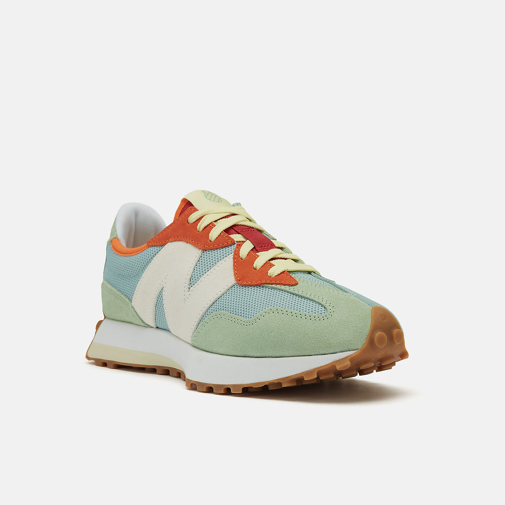 327 | New Balance Shoes Storm Blue/Light Green - Women/Men