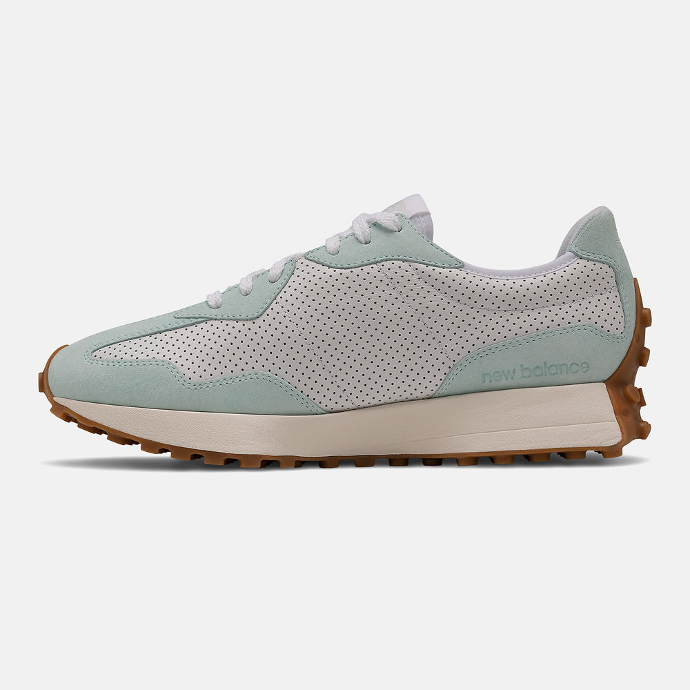 327 Primary Pack | New Balance Shoes White/White Mint - Men