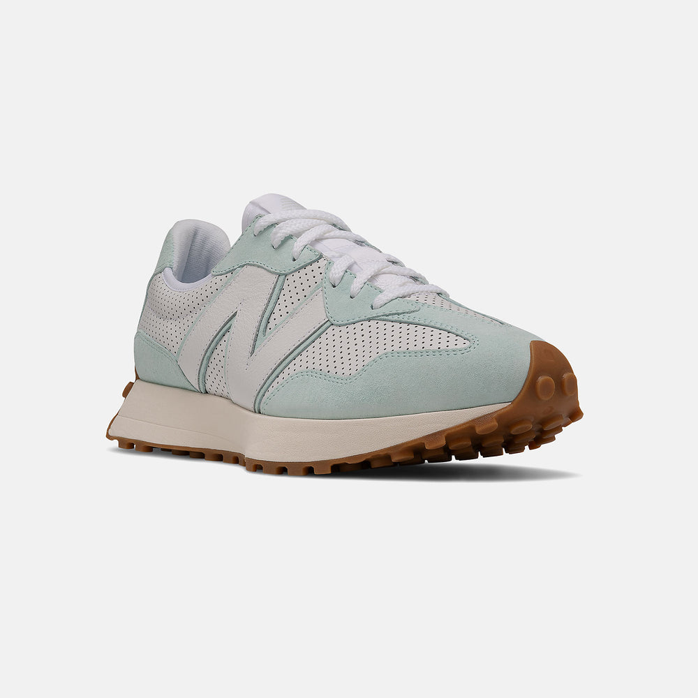 327 Primary Pack | New Balance Shoes White/White Mint - Men