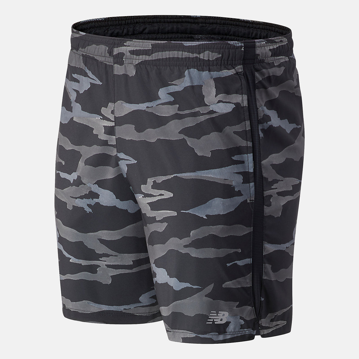 Printed Accelerate 7 In Short | New Balance Clothing Black/Grey - Men
