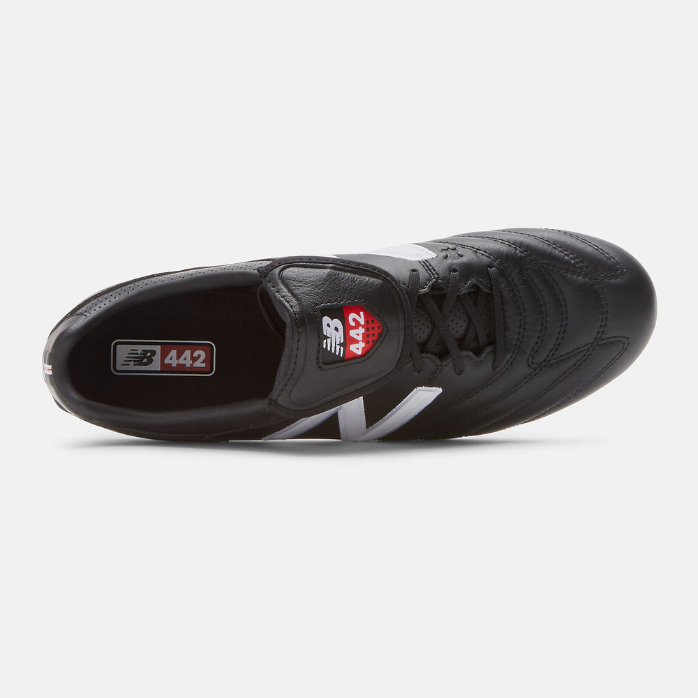 442 Pro FG | New Balance Shoes Black/White and Red - Women/Men