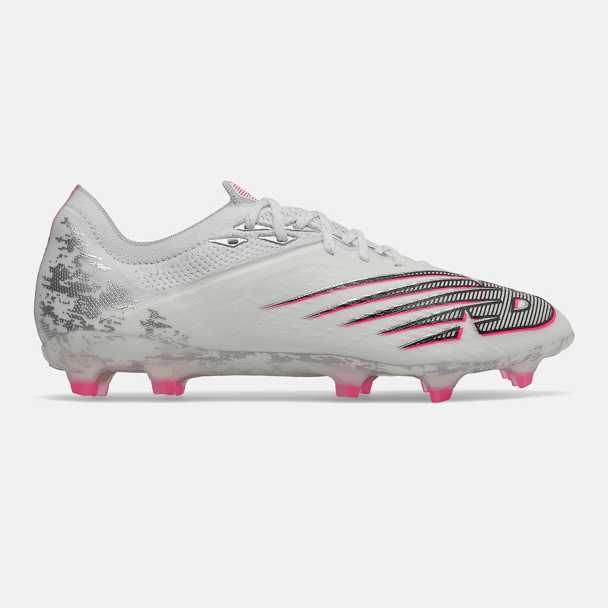 Furon V6+ Pro FG | New Balance Shoes White/Silver - Women/Men