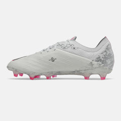 Furon V6+ Pro FG | New Balance Shoes White/Silver - Women/Men