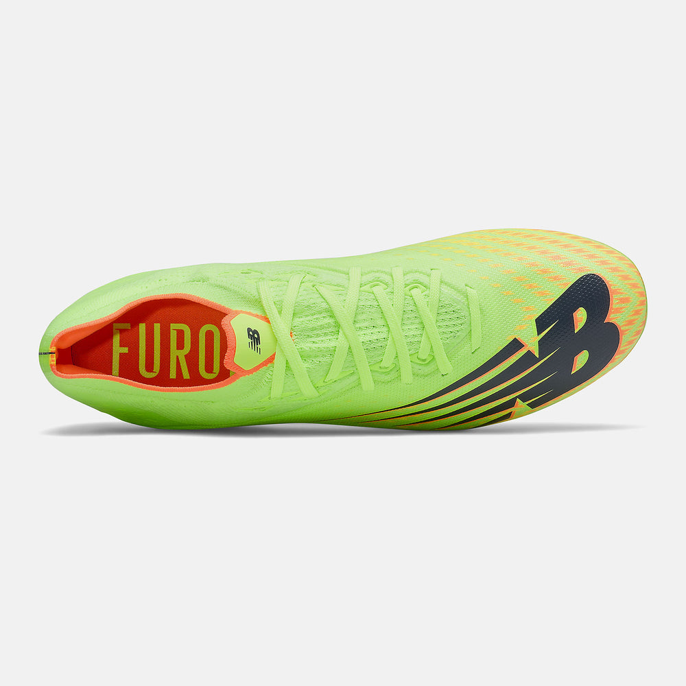 Furon v6+ Destroy FG | New Balance Shoes Bleached Lime Glo/Citrus - Women/Men