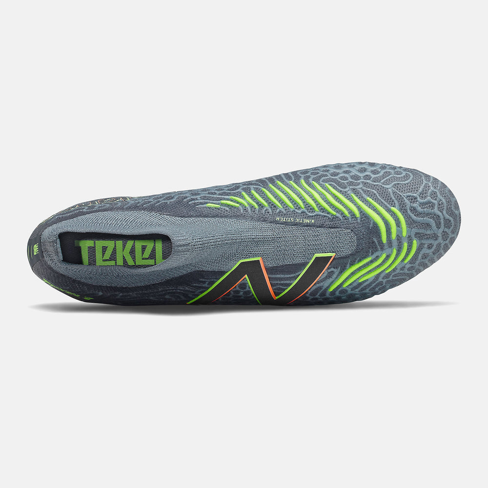 Tekela V3 Pro FG | New Balance Shoes Thunder/Bleached Lime Glo - Women/Men