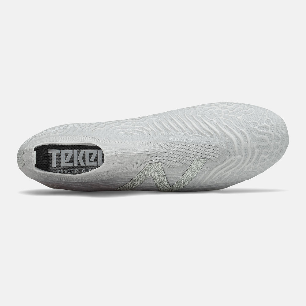 Tekela V3 Pro FG | New Balance Shoes White/Light Aluminium - Women/Men