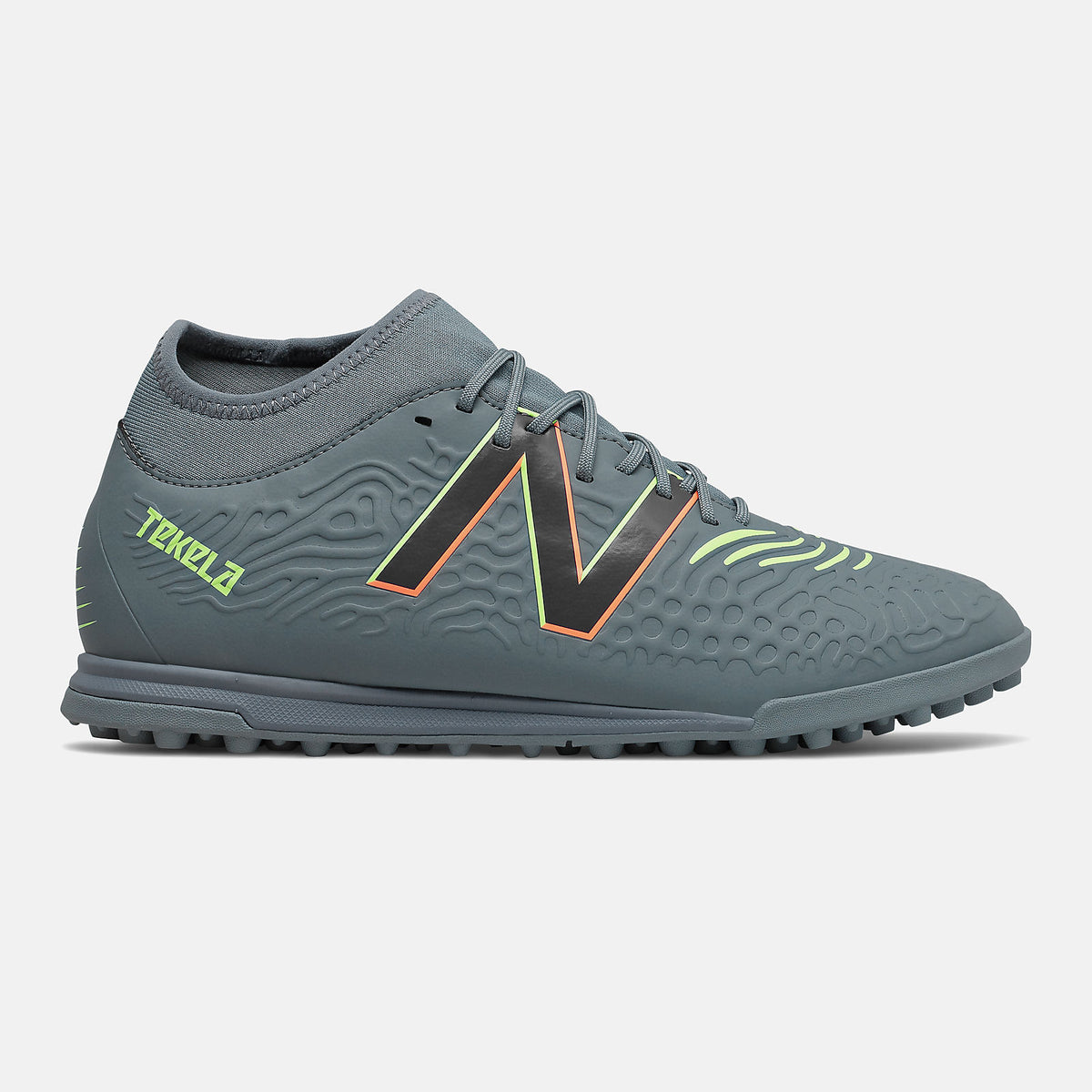 Tekela v3 Magique TF | New Balance Shoes Thunder/Bleached Lime Glo - Women/Men