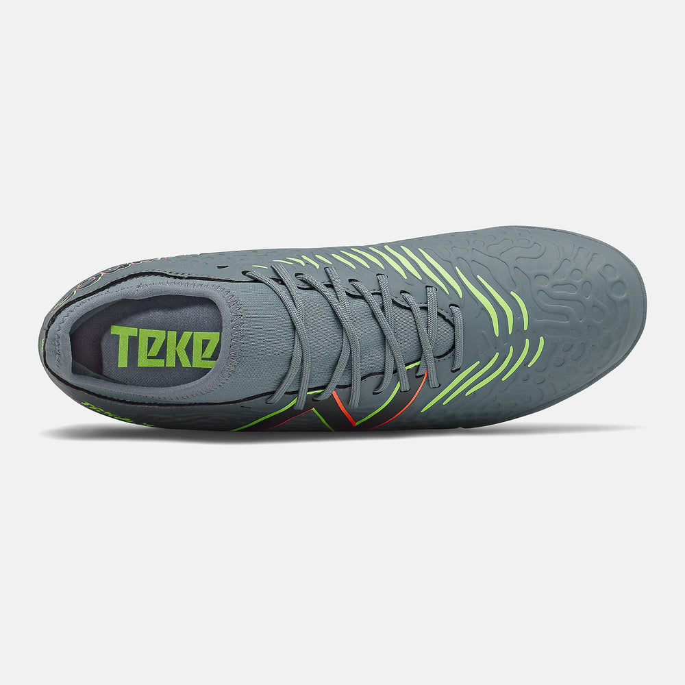 Tekela v3 Magique TF | New Balance Shoes Thunder/Bleached Lime Glo - Women/Men
