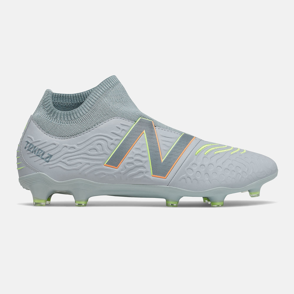 Tekela V3 Pro Leather FG | New Balance Shoes Light Cyclone/Bleached Lime Glo - Women/Men