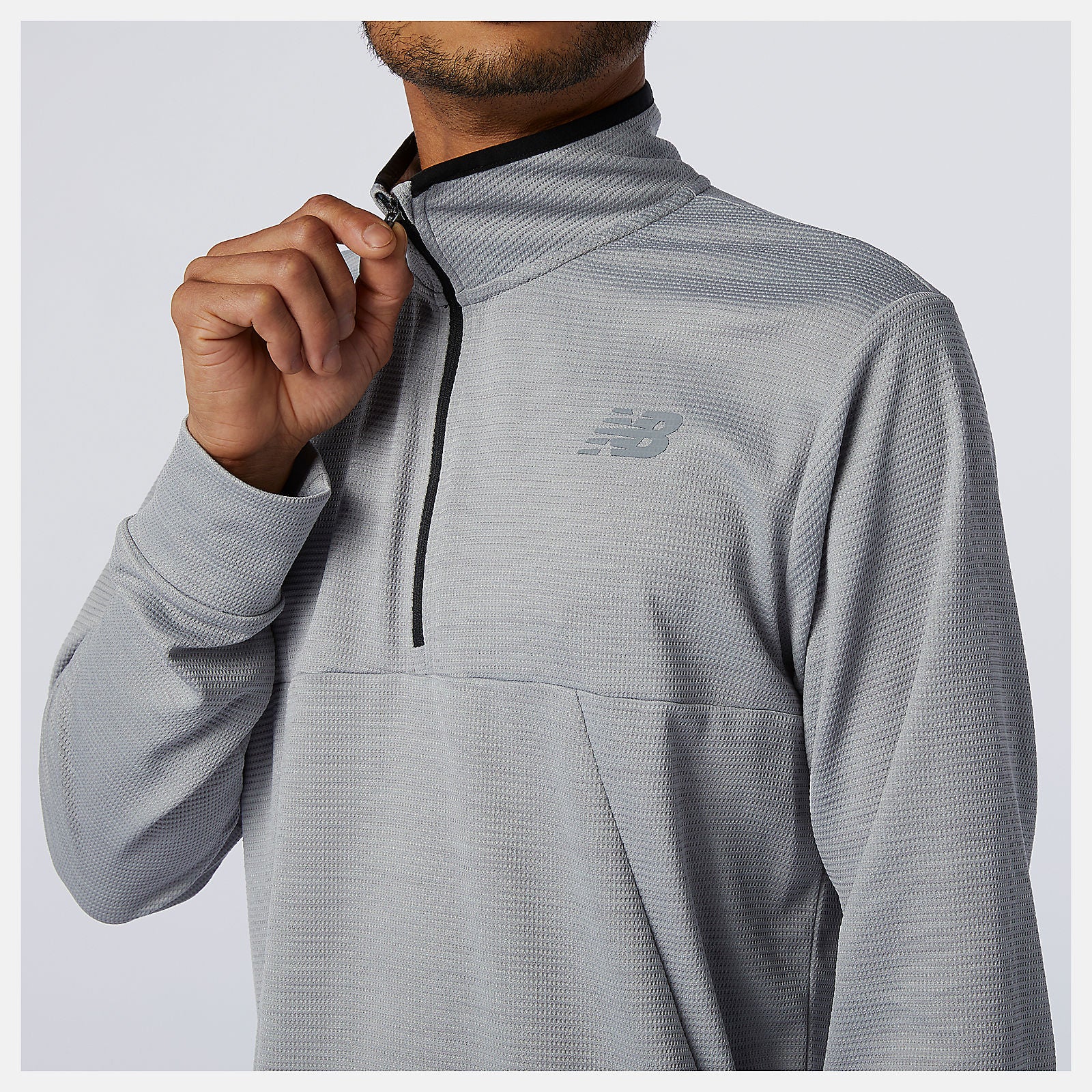 Tenacity Quarter Zip | New Balance Clothing Athletic Grey - Men
