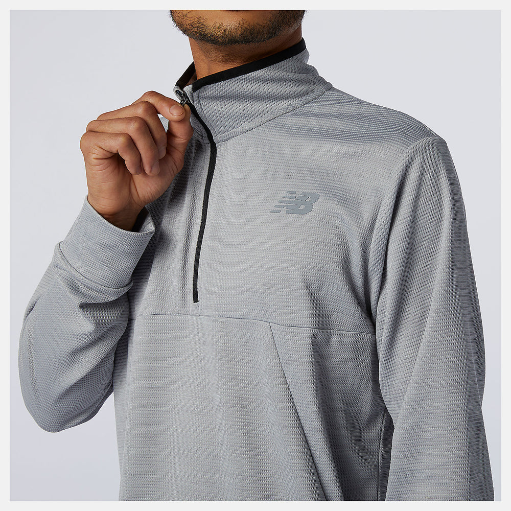 Tenacity Quarter Zip | New Balance Clothing Athletic Grey - Men