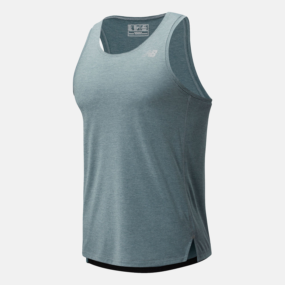 Impact Run Singlet | New Balance Clothing Light Slate - Men