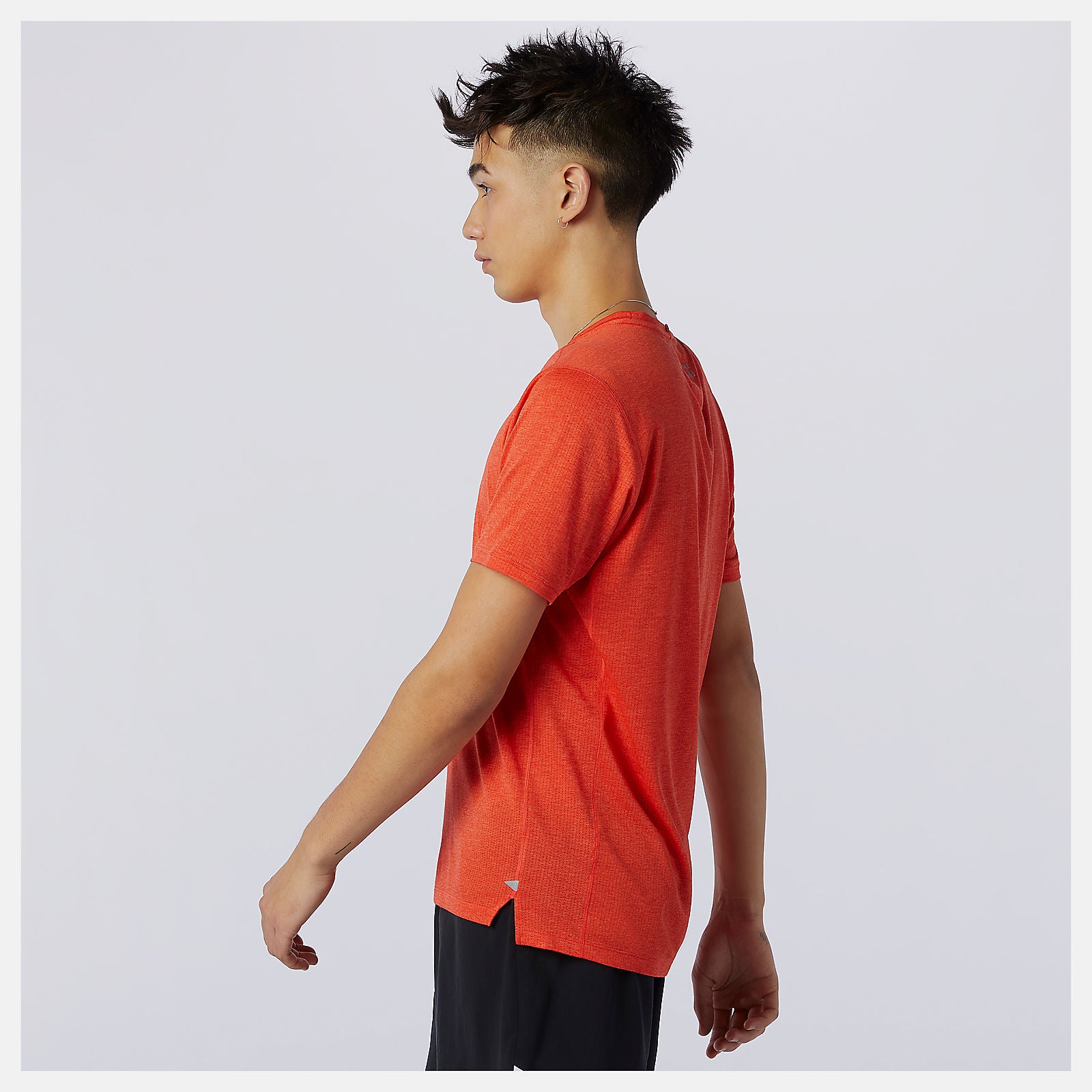 Impact Run Short Sleeve | New Balance Clothing Ghost Pepper - Men