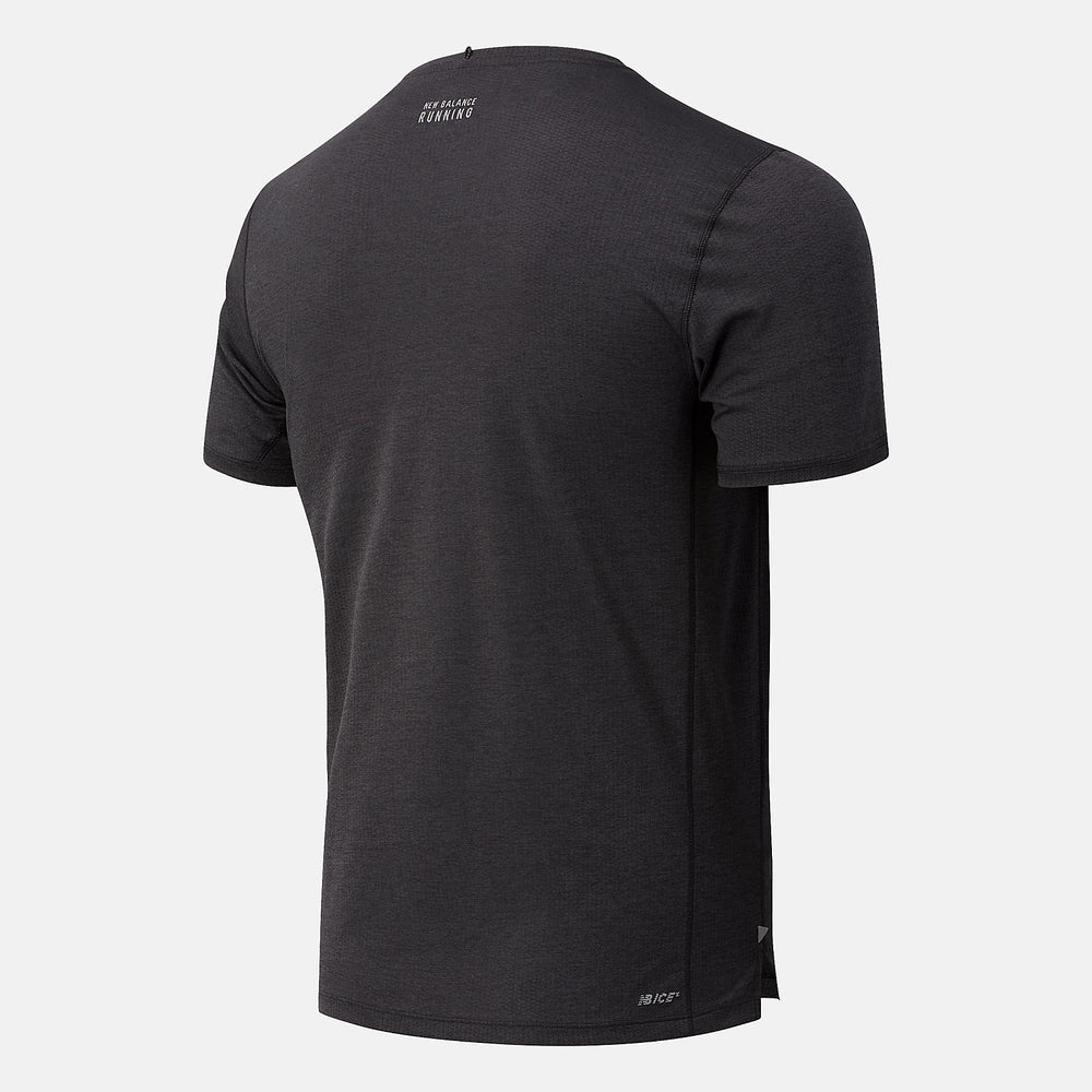 RFL Impact Run Short Sleeve | New Balance Clothing Black Heather - Men