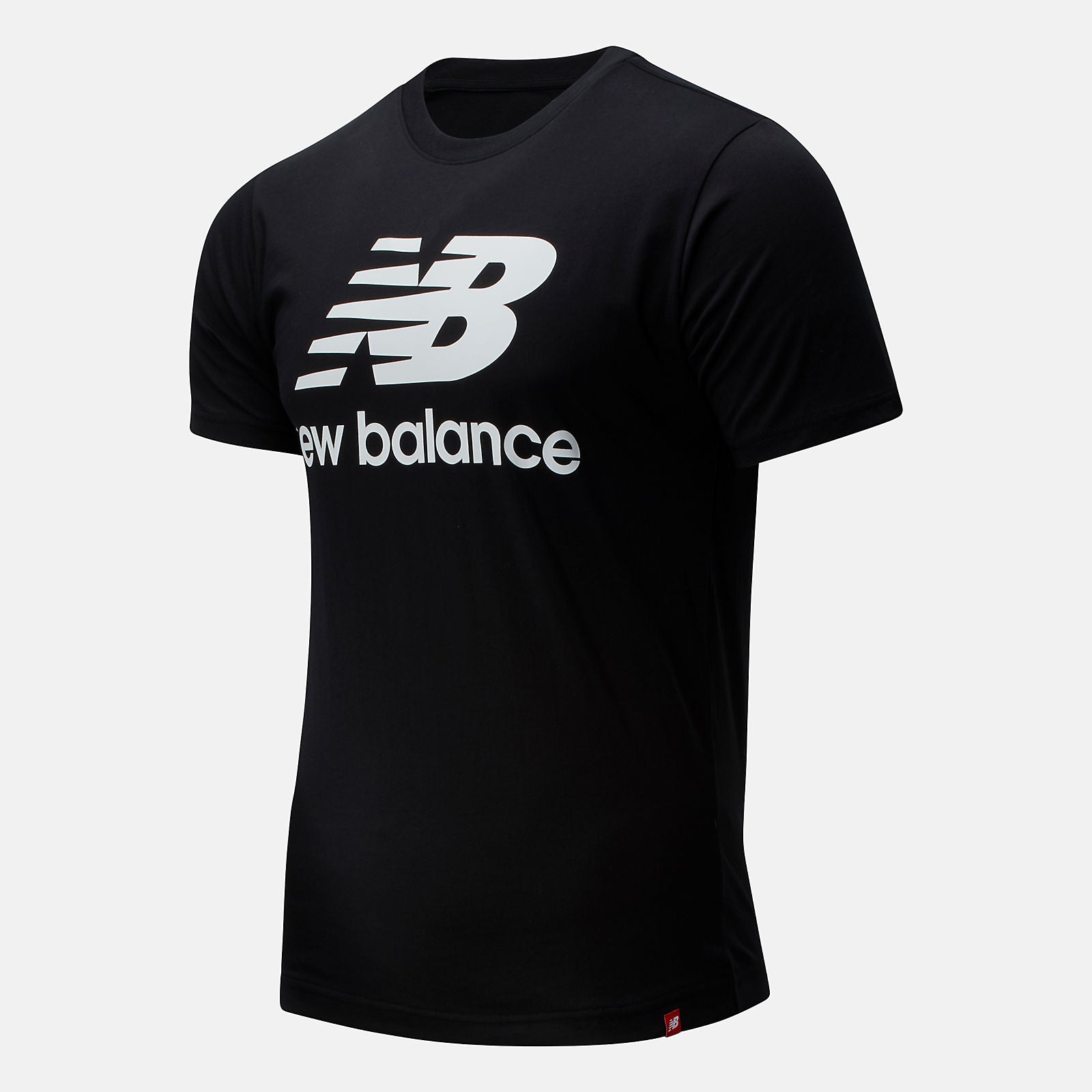 Essentials Stacked Logo Tee | New Balance Clothing Black - Men