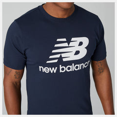 Essentials Stacked Logo Tee | New Balance Clothing Eclipse - Men