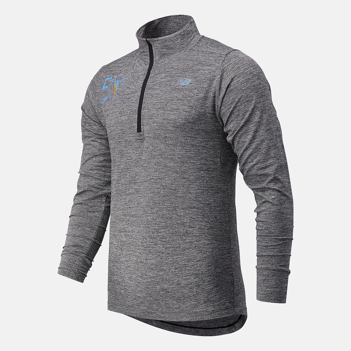 NYC Marathon Fortitech Quarter Zip | New Balance Clothing Black Heather - Men