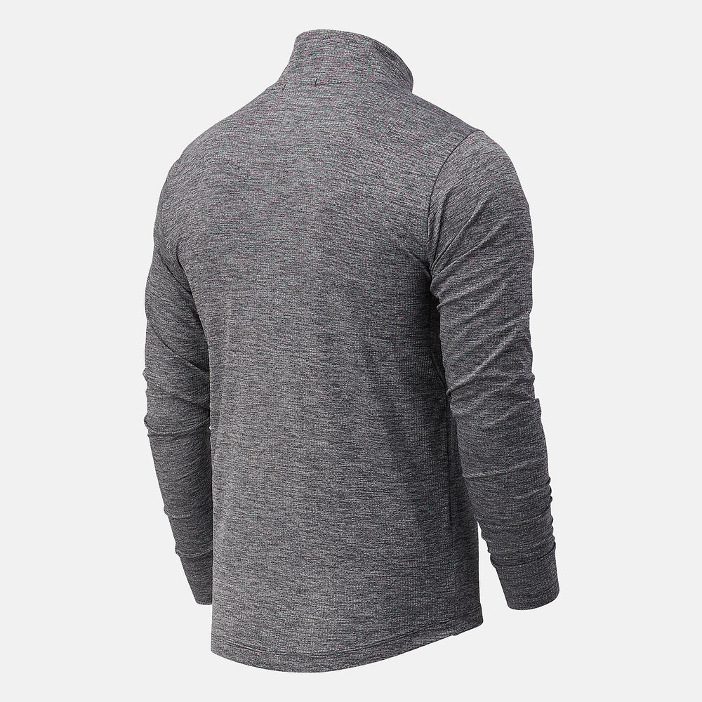 NYC Marathon Fortitech Quarter Zip | New Balance Clothing Black Heather - Men