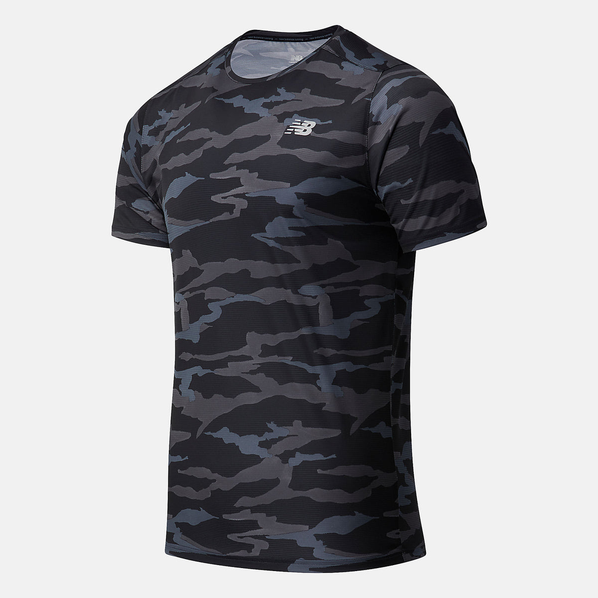Printed Accelerate Short Sleeve | New Balance Clothing Black Camo - Men