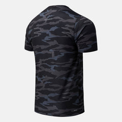 Printed Accelerate Short Sleeve | New Balance Clothing Black Camo - Men