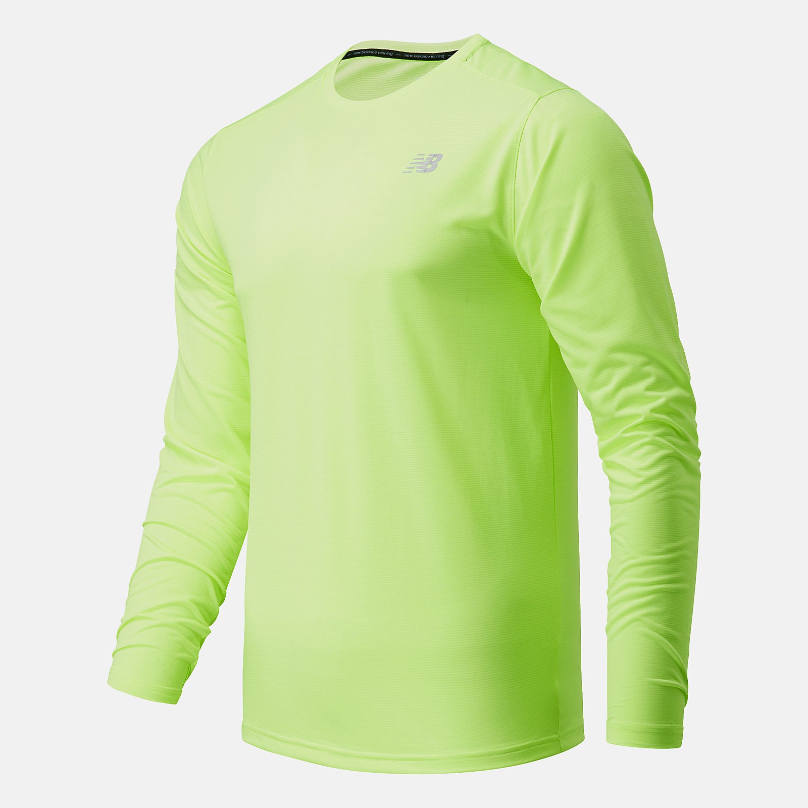 Accelerate Long Sleeve | New Balance Clothing Bleached Lime Glo - Men