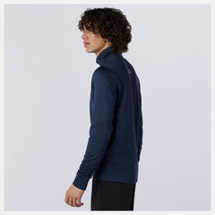 NB Heat Grid Half Zip | New Balance Clothing Eclipse Heather - Men