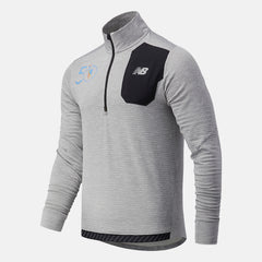 NYC Marathon Impact Run Grid Back Half Zip | New Balance Clothing Athletic Grey - Men