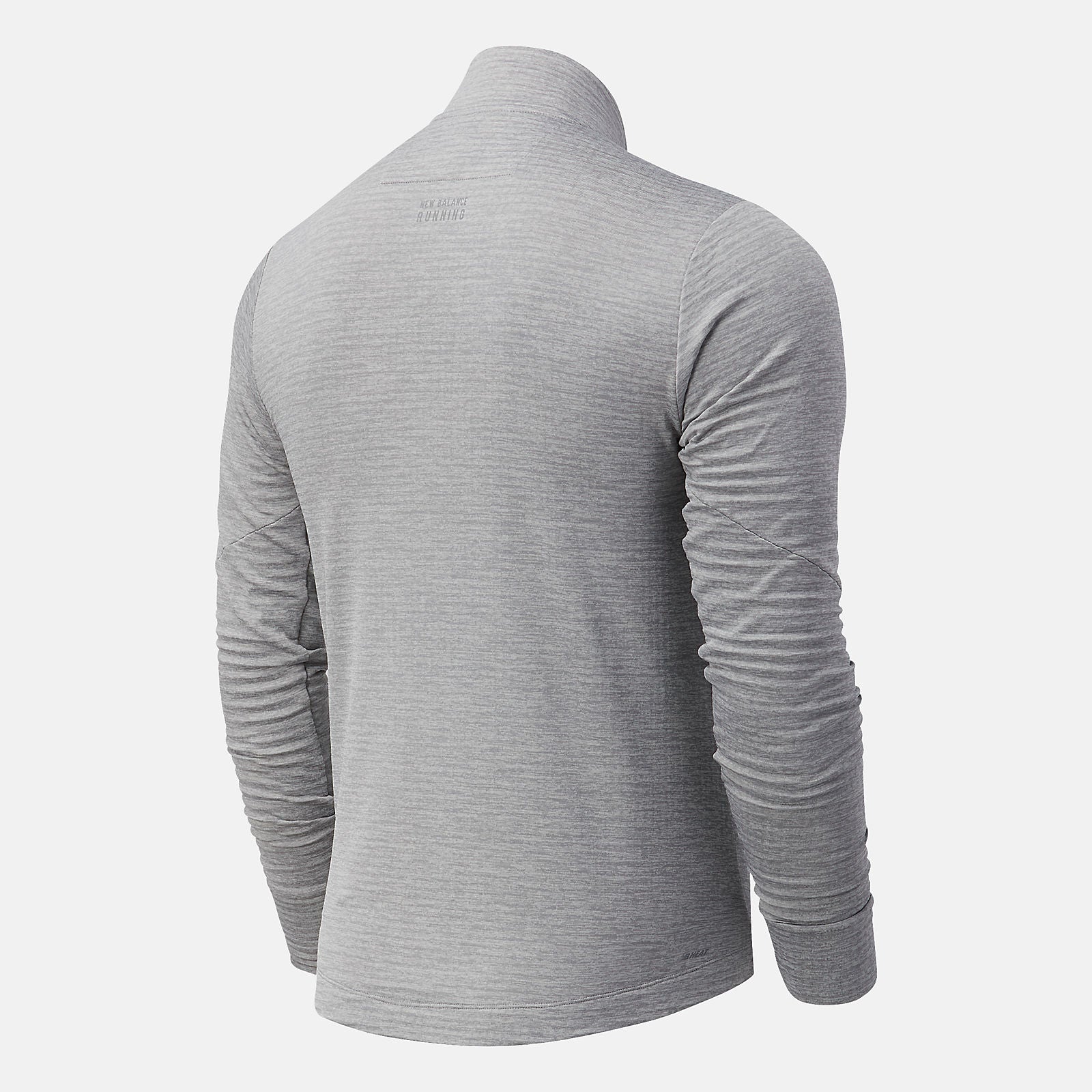 NYC Marathon Impact Run Grid Back Half Zip | New Balance Clothing Athletic Grey - Men