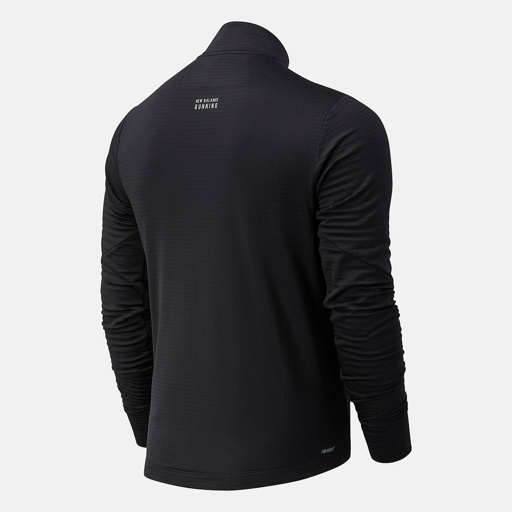NYC Marathon Impact Run Grid Back Half Zip | New Balance Clothing Black - Men