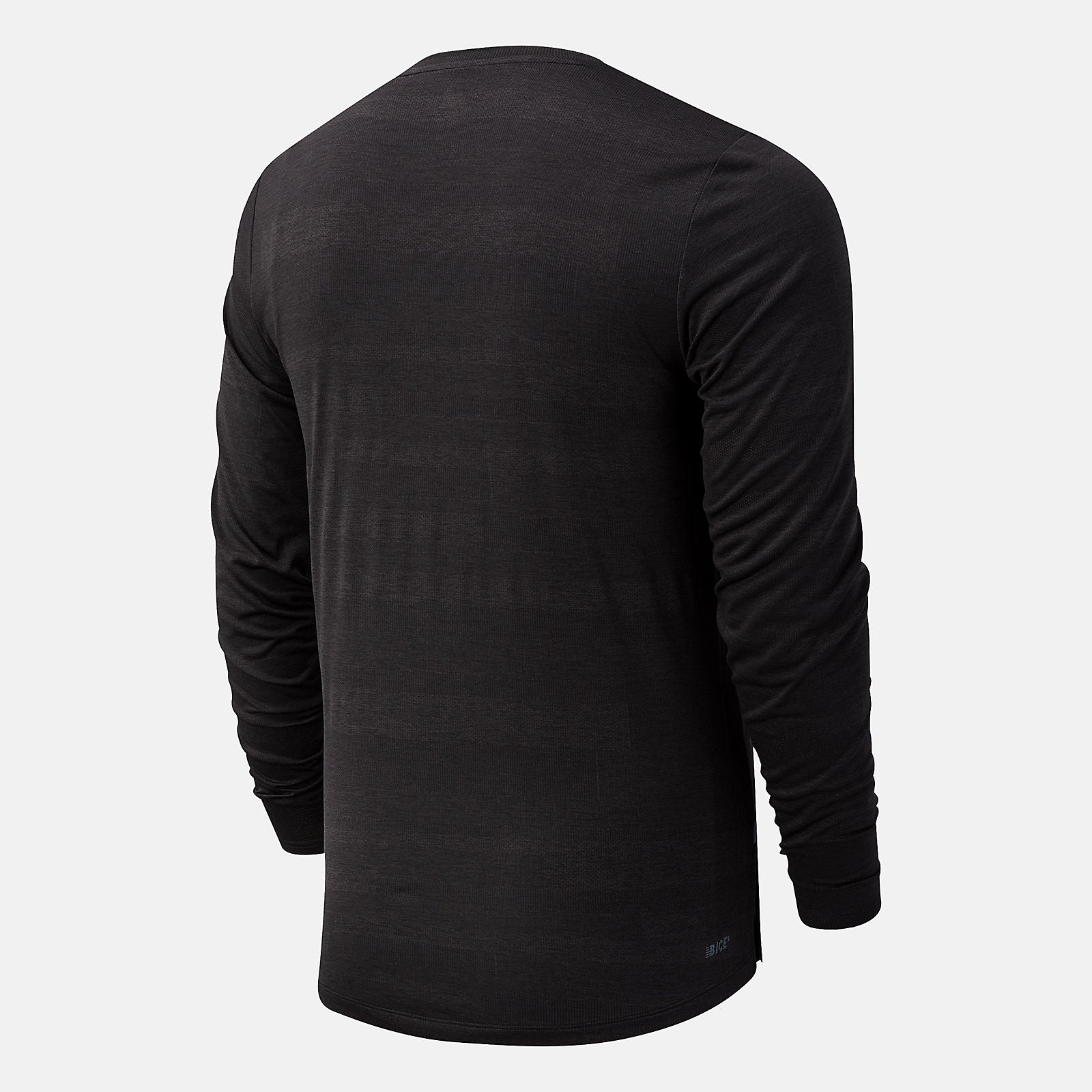 NYC Marathon Q Speed Fuel Jacquard Long Sleeve | New Balance Clothing Black Heather - Men
