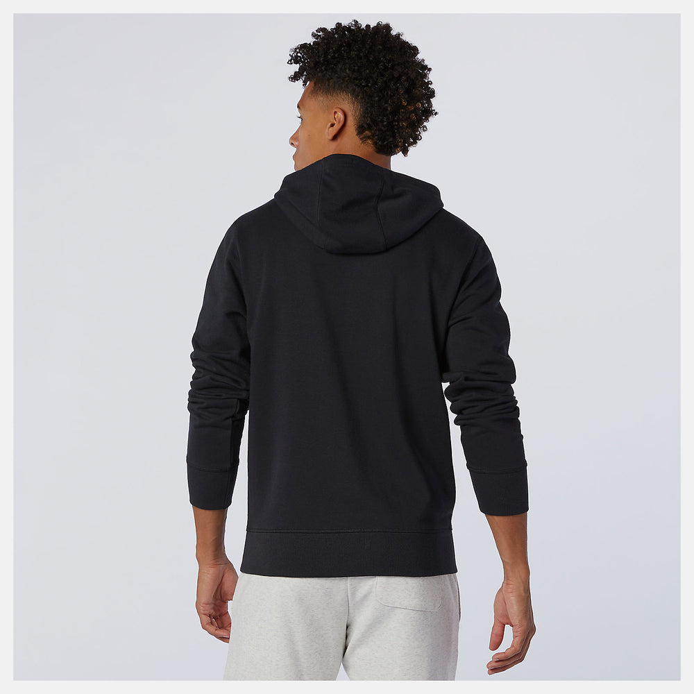 NB Essentials Stacked Logo Po Hoodie | New Balance Clothing Black - Men