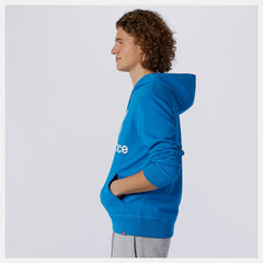 NB Essentials Stacked Logo Po Hoodie | New Balance Clothing Wave Blue - Men