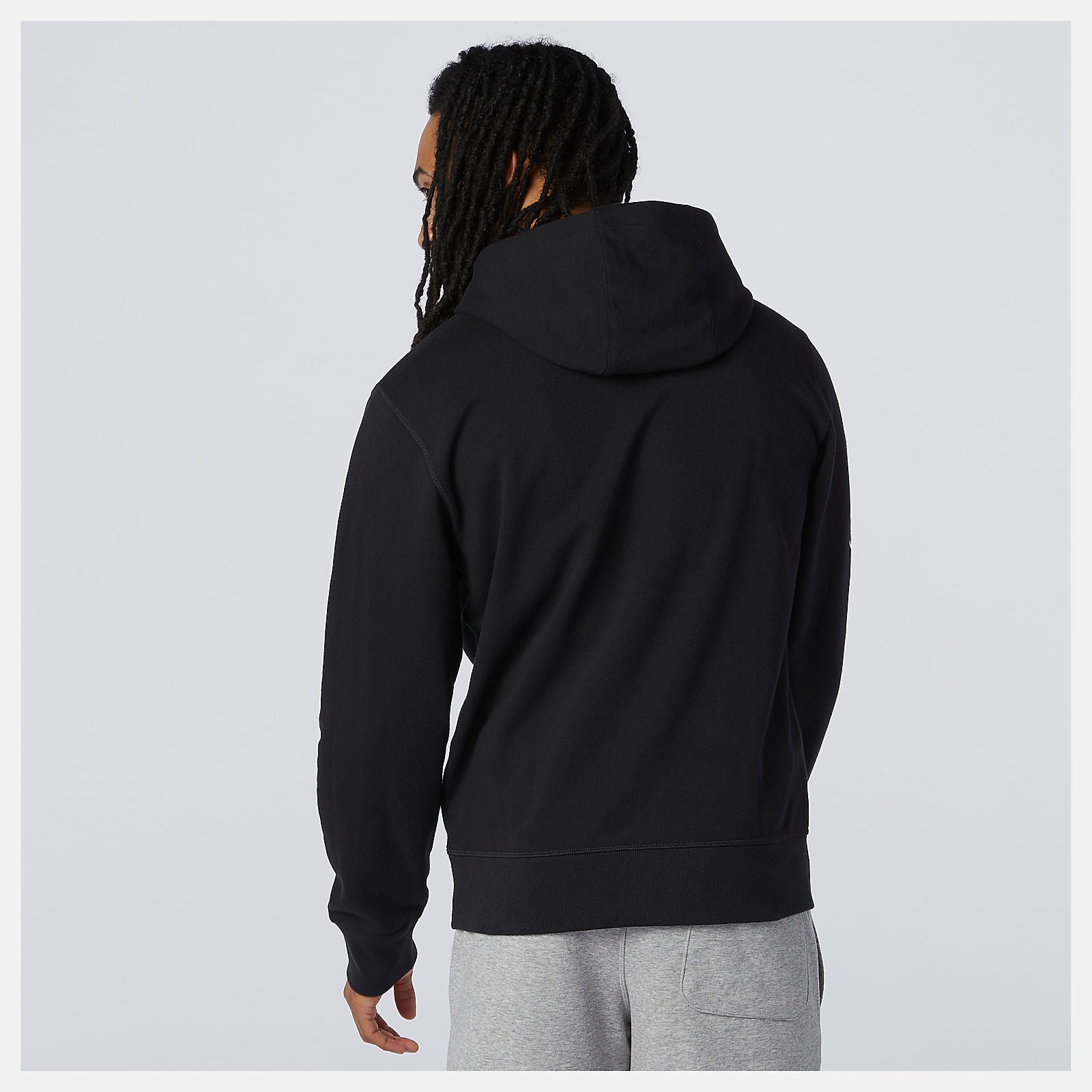 NYC Marathon Essentials Stacked Logo Po Hoodie | New Balance Clothing Black - Men