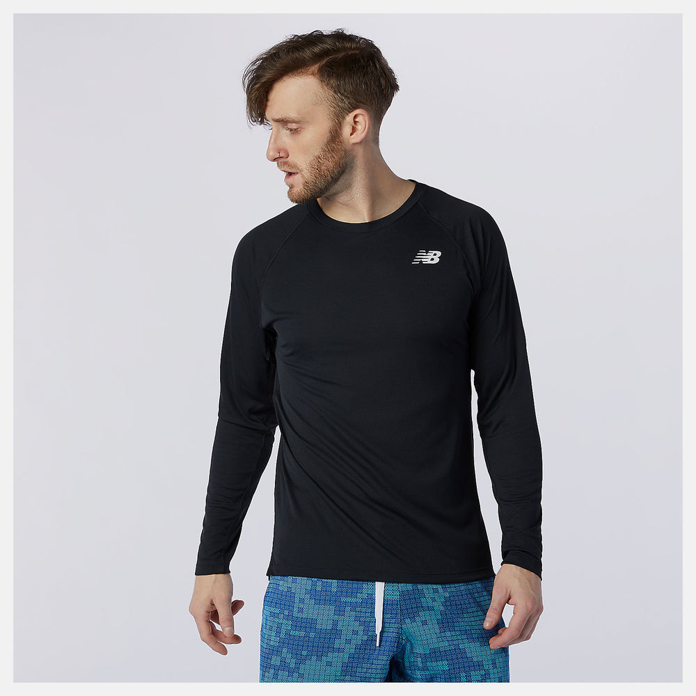 R.W.T. Tech Long Sleeve | New Balance Clothing Black - Men