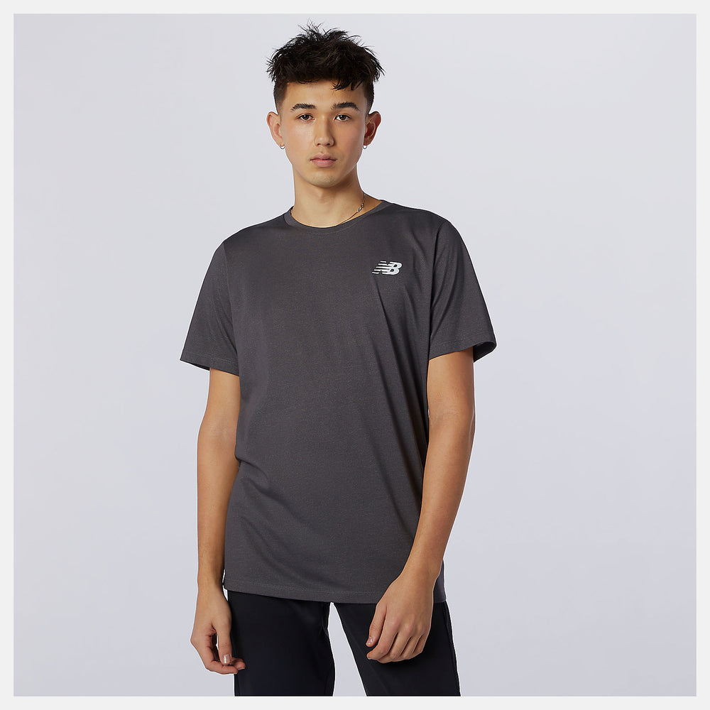 Heathertech Tee | New Balance Clothing Black Heather - Men