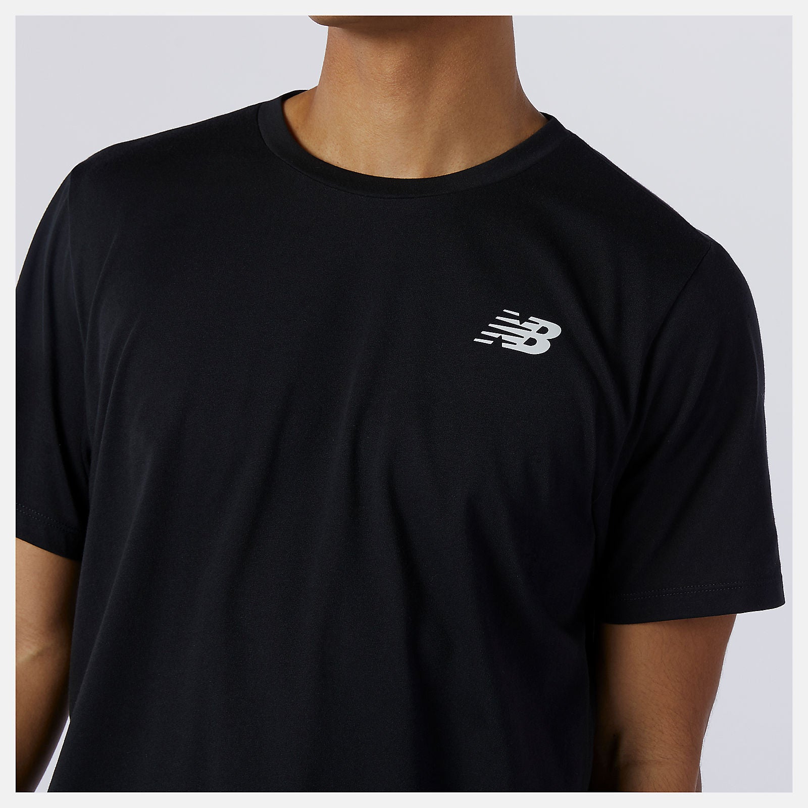 Heathertech Tee | New Balance Clothing Black - Men