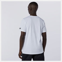 Graphic Heathertech Tee | New Balance Clothing White Multi - Men