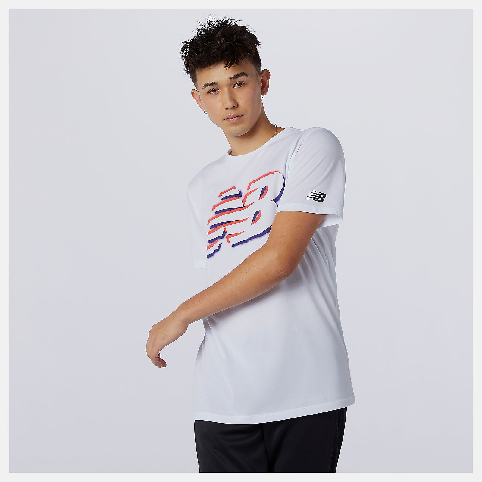 Graphic Heathertech Tee | New Balance Clothing White - Men