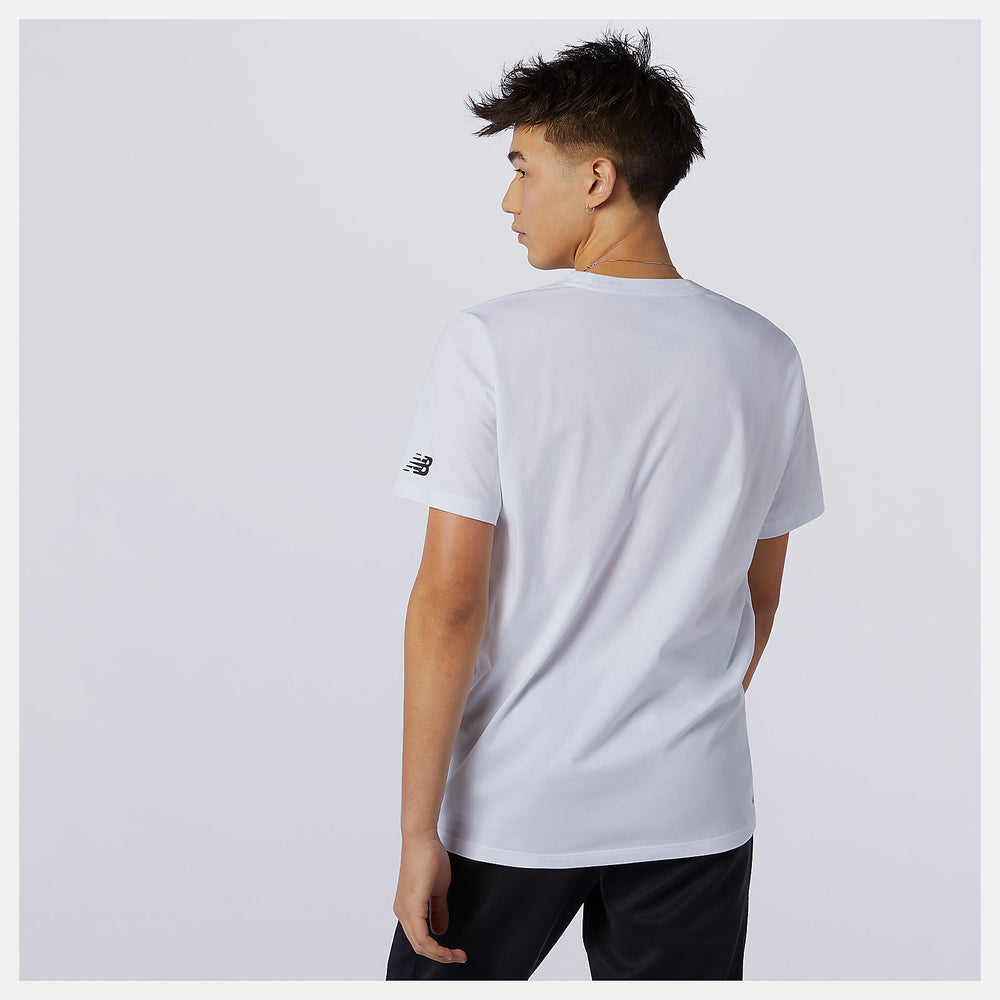 Graphic Heathertech Tee | New Balance Clothing White - Men