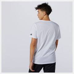 Graphic Heathertech Tee | New Balance Clothing White - Men