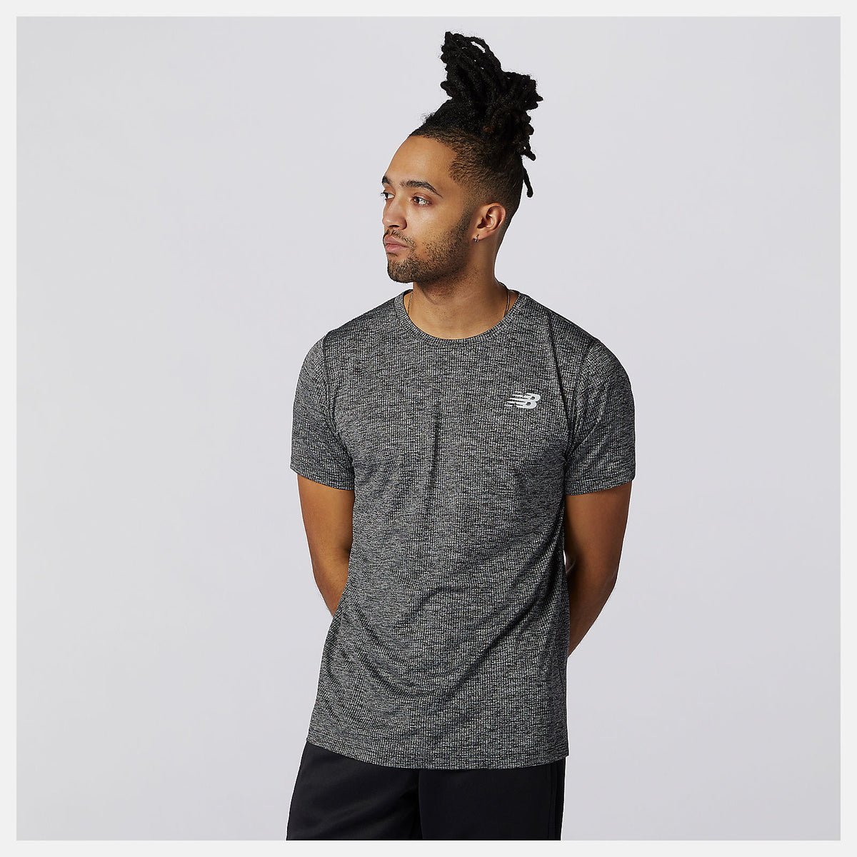 Tenacity Tee | New Balance Clothing Black Heather - Men