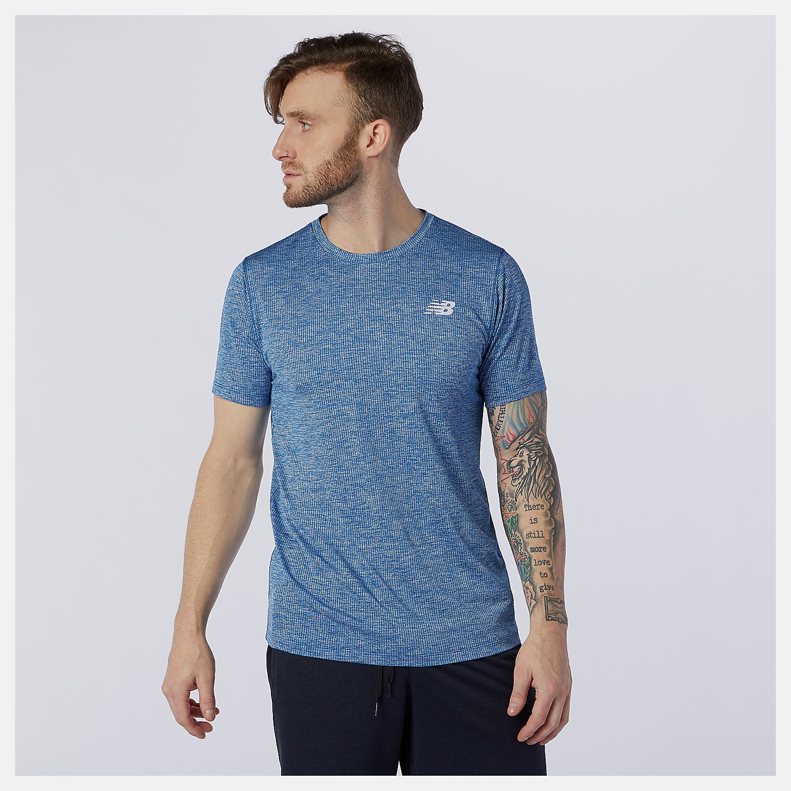 Tenacity Tee | New Balance Clothing Captain Blue - Men